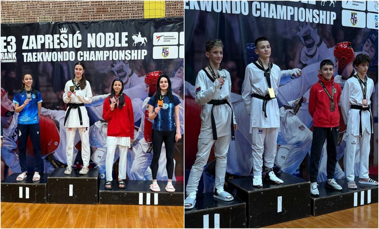 Odlični rezultat za gorički taekwondo: Lejla Lea Kajfeš i Matej Turković brončani