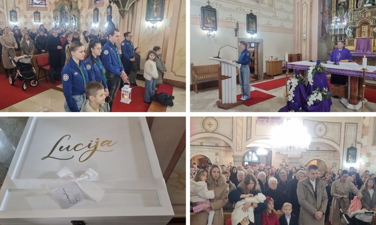Stiglo Betlehemsko svjetlo mira u Vukovinu, krštena i mala Lucija
