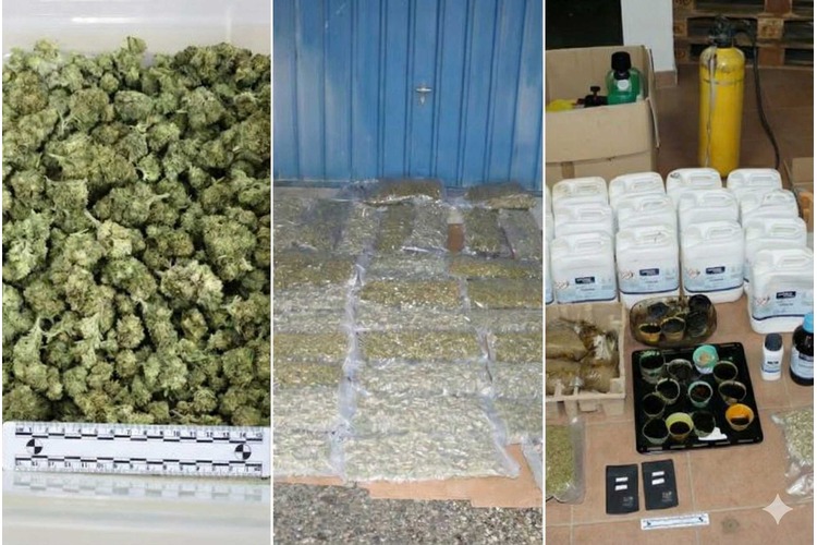 ['droga', 'državni inspektorat', 'HHC', 'ilegalna proizvodnja', 'konoplja', 'kriminalističko istraživanje', 'lekenik', 'MDMA', 'psihoaktivne tvari', 'PU zagrebačka', 'uhićenje', 'Velika Gorica']