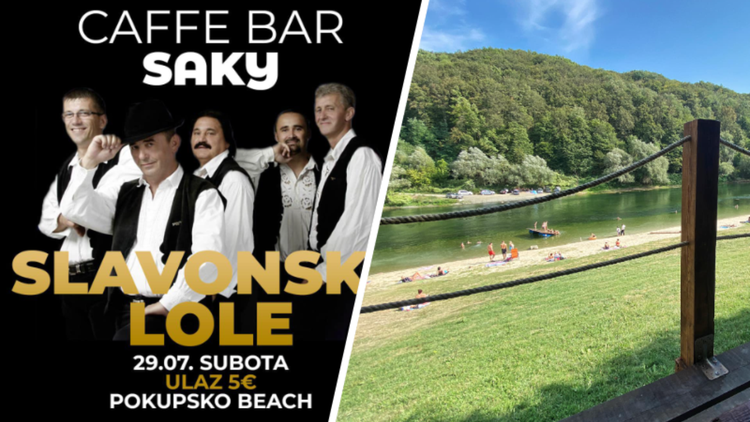 ['caffe bar saky', 'plaža u pokupskom', 'Pokupsko']