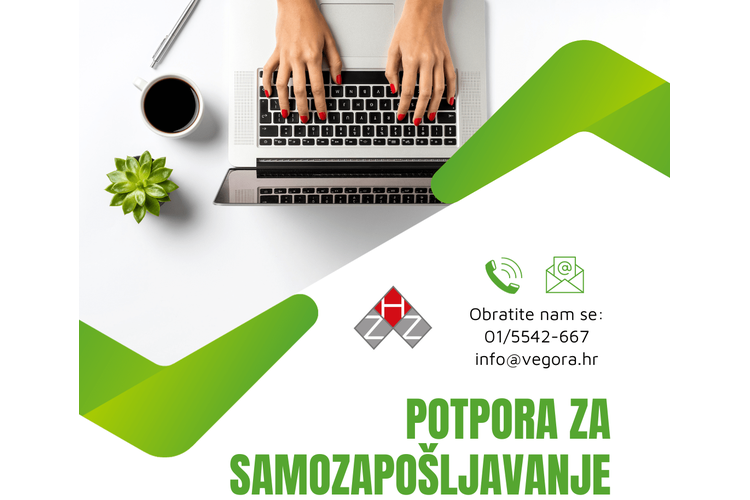 ['HZZ', 'potpore za samozapošljavanje', 'vegora']