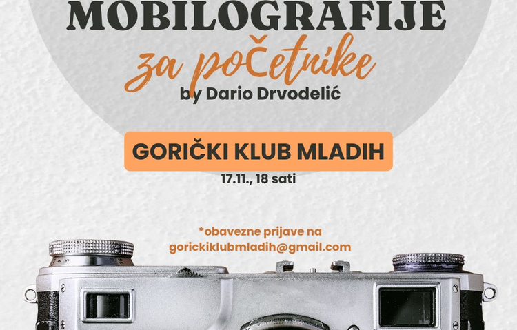 ['dario drvodelić', 'Gorički klub mladih', 'mobilografija']