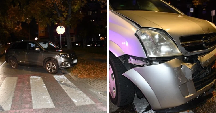 FOTO Pijani vozač nije stao na znak STOP u Velikoj Gorici: Zabio se u auto 19-godišnjakinje