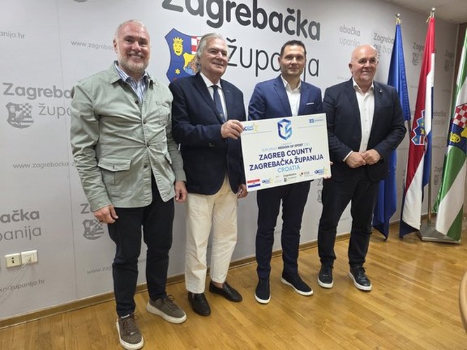 Zagrebačka županija proglašena Europskom regijom sporta za 2027. godinu