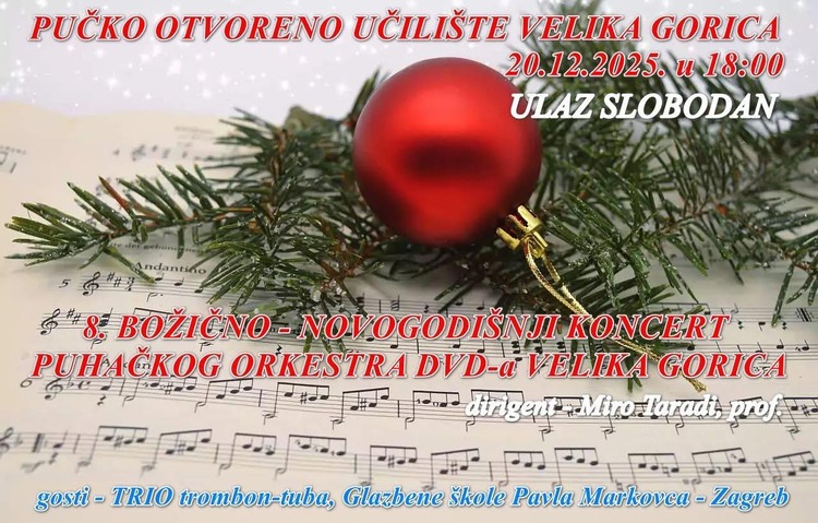 ['bozicni koncert', 'dvd velika gorica', 'puhački orkestar']