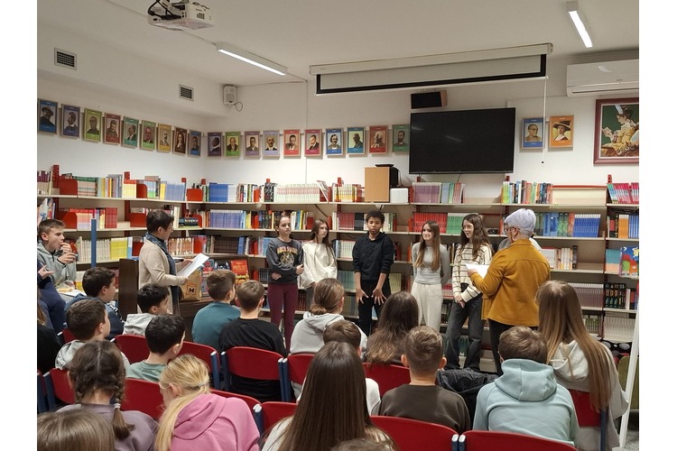 ['engleski jezik', 'natjecanje', 'OŠ Nikole Hribara', 'školsko natjecanje', 'Spelling Bee', 'učenici', 'Velika Gorica']