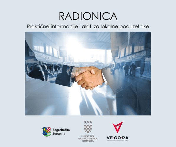 ['besplatna radionica', 'besplatno predavanje', 'lokalni poduzetnici', 'potpora poduzetnicima', 'razvojna agencija Vegora']