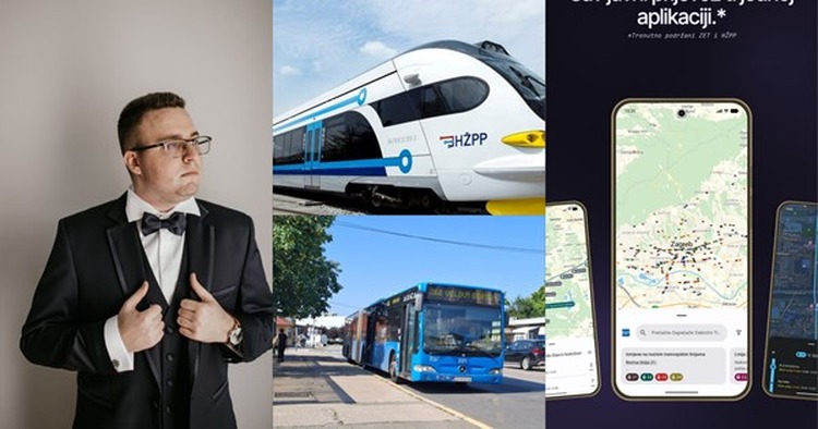 Josip Šalković iz Velike Gorice razvio Prijevozko, aplikaciju koja prati ZET i HŽ na jednom mjestu