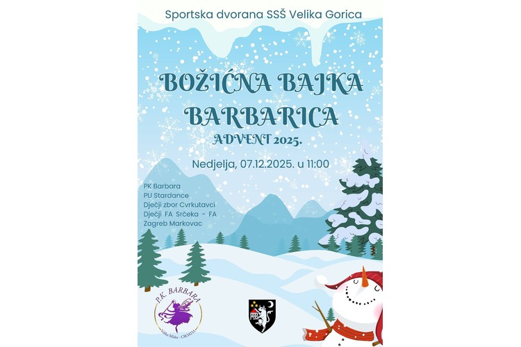 ['barbarice', 'božićna bajka', 'plesni klub barbara']