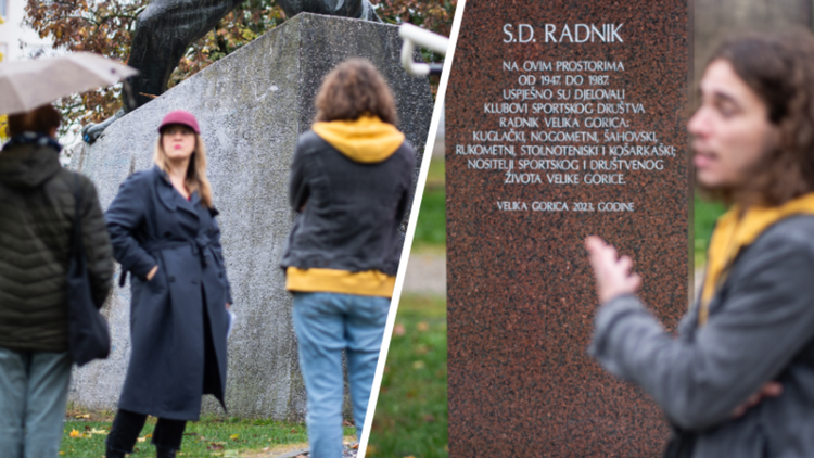 ['Emil Bohutinski', 'galerija galženica', 'Marija Ujević Galetović', 'mladen mikulin', 'Nela Drach', 'Šime Vulas', 'skulpture', 'Štoos teatar', 'tematska šetnja', 'Tin Marušić', 'umjetnost u javnom prostoru']