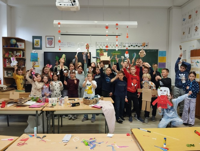 Lutkarska radionica u PŠ Mičevec