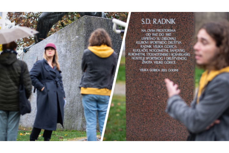 ['Emil Bohutinski', 'galerija galženica', 'Marija Ujević Galetović', 'mladen mikulin', 'Nela Drach', 'Šime Vulas', 'skulpture', 'Štoos teatar', 'tematska šetnja', 'Tin Marušić', 'umjetnost u javnom prostoru']