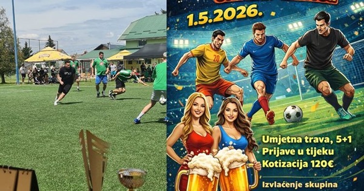 U Kučama se ponovno igra prvomajski turnir kafića: Odličan mali nogomet, vrhunska zabava i najbolji grah na terenu Turopoljca