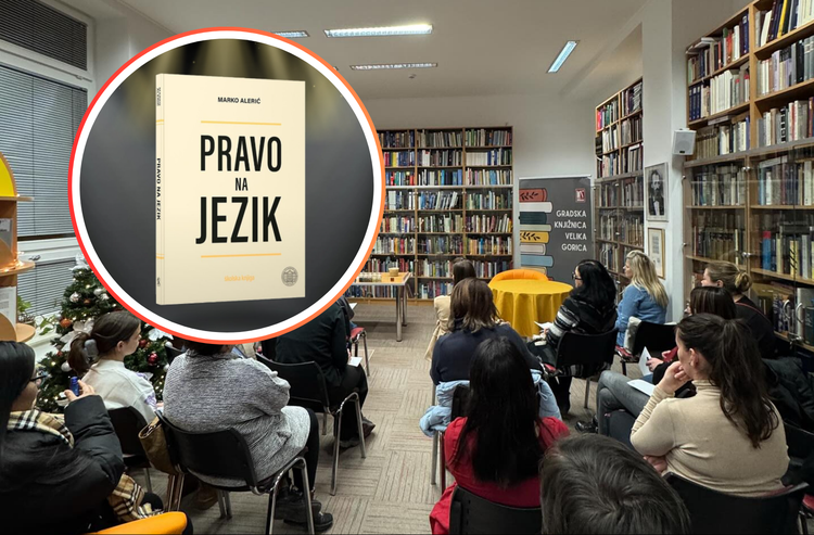 ['Gradska knjižnica Velika Gorica', 'pravo na jezik', 'promocija knjige', 'Zavoda za znanstvenoistraživački i umjetnički rad']