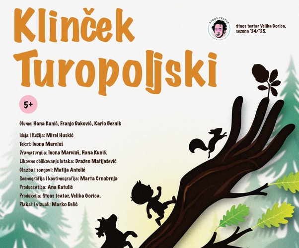 ['klinček turopoljski', 'lutkarska predstava', 'Štoos teatar', 'Vukovina']