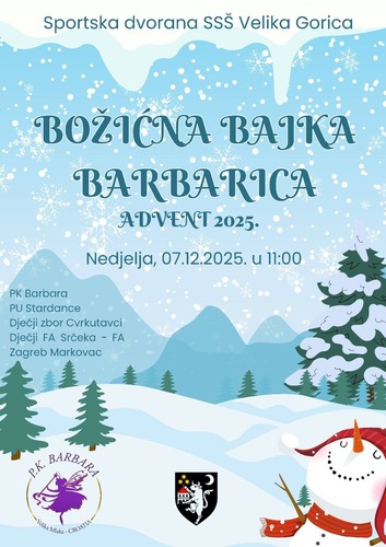 ['barbarice', 'božićna bajka', 'plesni klub barbara']