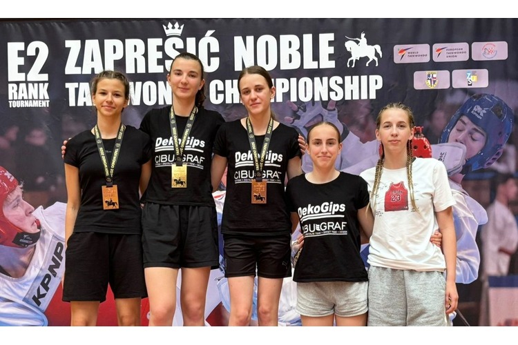 ['brončane medalje', 'E2 Zaprešić Noble Tournaments 2025', 'europsko prvenstvo', 'taekwondo klub velika gorica', 'zlatna medalja']