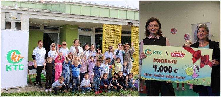 KTC nagradio DV Lojtrica i donirao 4.000 eura Udruzi Sunčica iz Velike Gorice