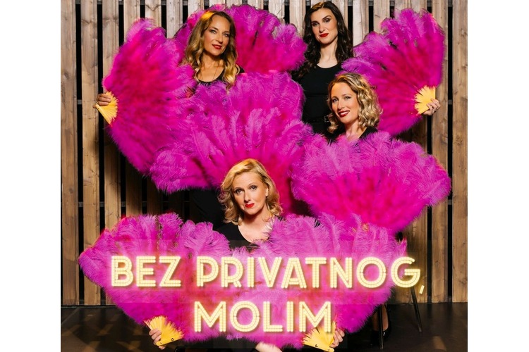 ['Antonella Tošić', 'Bez privatnog molim', 'kabaret', 'kazalište', 'Mia Krajcar', 'Paolo Tišljarić', 'predstava', 'premijera', 'Scena Gorica']