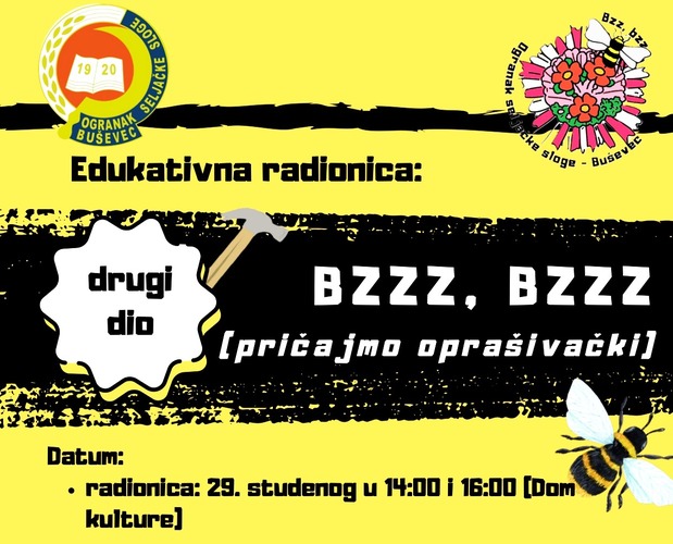 ['biologija', 'Bzzz bzzz', 'edukacija', 'hotel za kukce', 'Ivan Beno', 'kukci', 'priroda', 'radionica', 'Velika Gorica']