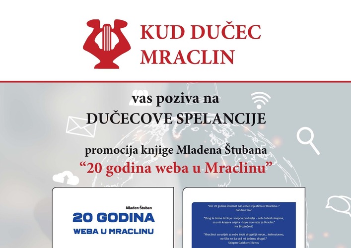 ['dučecove spelancije', 'kud dučec', 'Mladen Štuban']