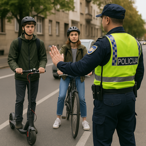 ['14 godina', 'apel roditeljima', 'bicikli', 'električni romobili', 'kaciga', 'nacionalni dan sigurnosti cestovnog prometa', 'nadzor', 'Policijska postaja Velika Gorica', 'promet', 'prometna pravila', 'prometna preventiva', 'sigurnost djece']