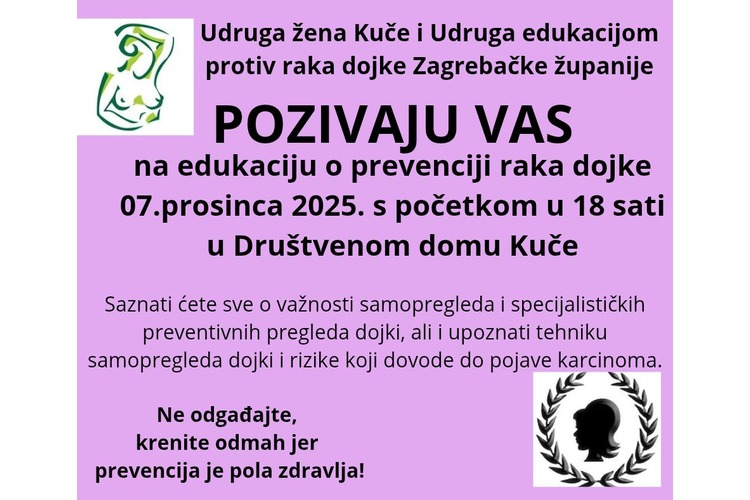 ['đurđa dehin', 'edukacija', 'edukacijom protiv raka dojke', 'udruga žena kuče']
