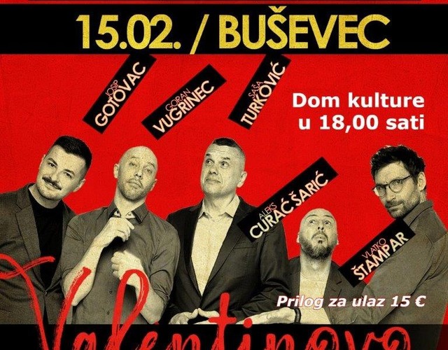 Stand-up spektakl za Valentinovo! LAJNAP comedy stiže u Buševec