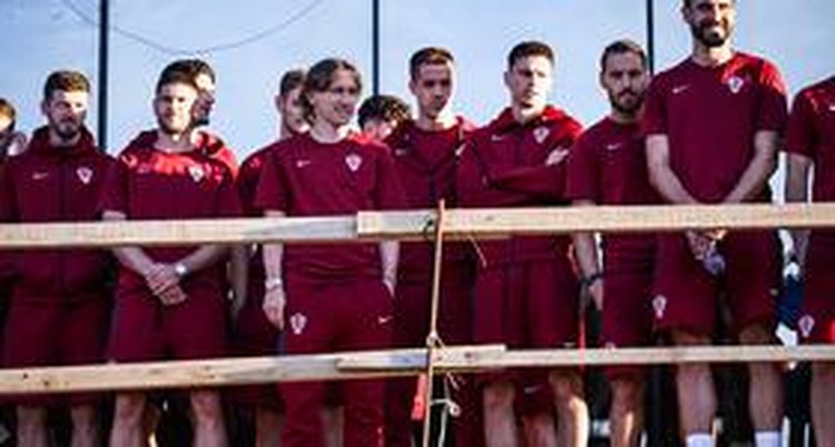 FOTO Velika Gorica postaje središte hrvatskog nogometa, Vatreni obišli gradilište budućeg kampa