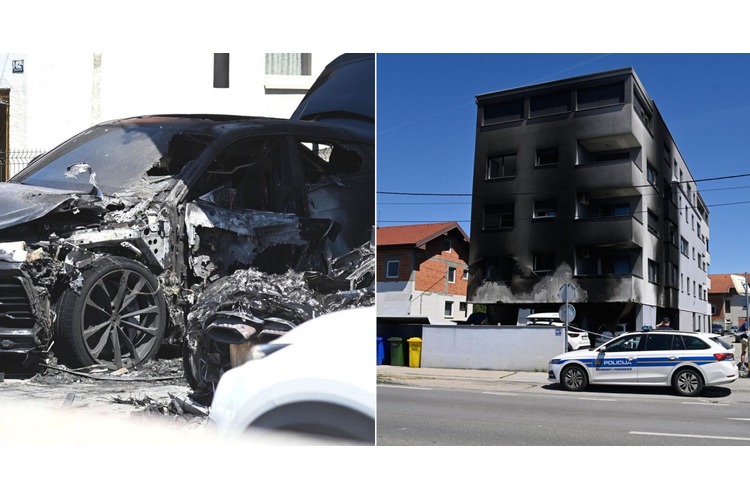 ['požar', 'Velika Gorica', 'Zagrebačka ulica', 'lamborghini', 'namjerno podmetanje', 'policijska istraga', 'vatrogasci', 'luksuzna vozila', 'oštećena vozila', 'stambena zgrada']