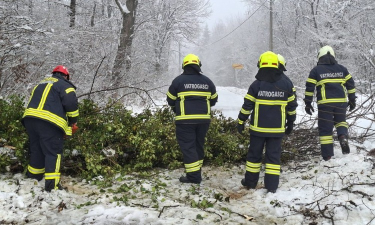 Vatrogasci intervenirali u Auguštanovcu – uklonjena zapreka s ceste