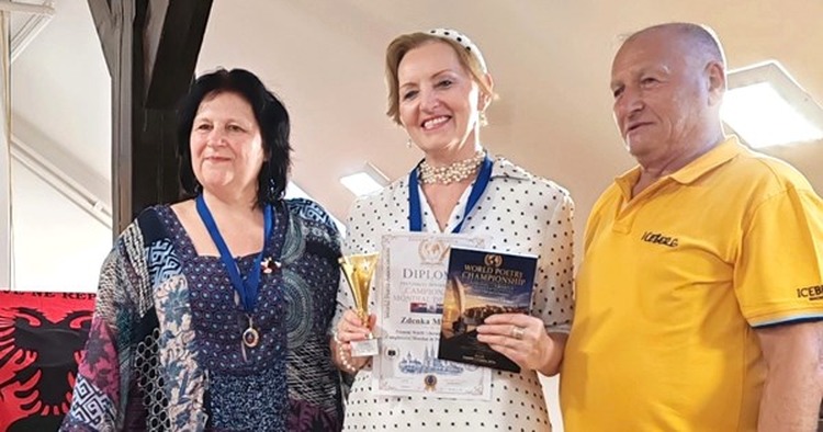 Zdenki Mlinar nagrada Svjetske književne akademije na Svjetskom prvenstvu u poeziji