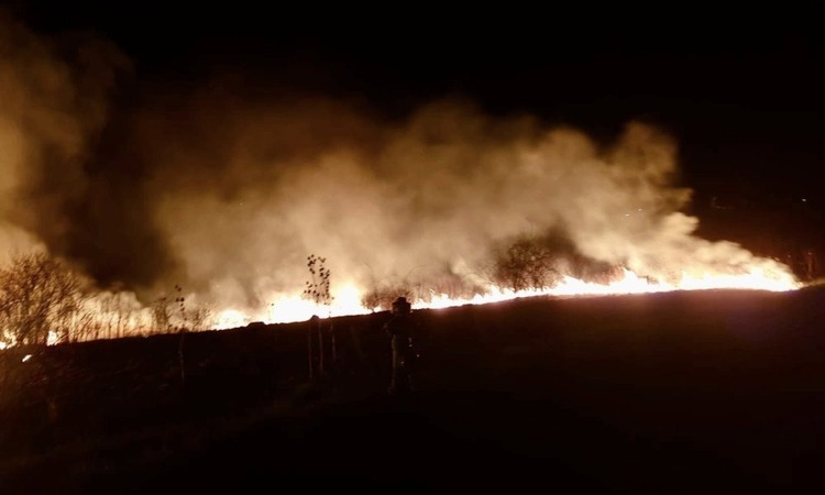 Tri požara u isto vrijeme u Donjem Hruševcu – Vatrogasci iz Kravarskog gasili travu na više lokacija