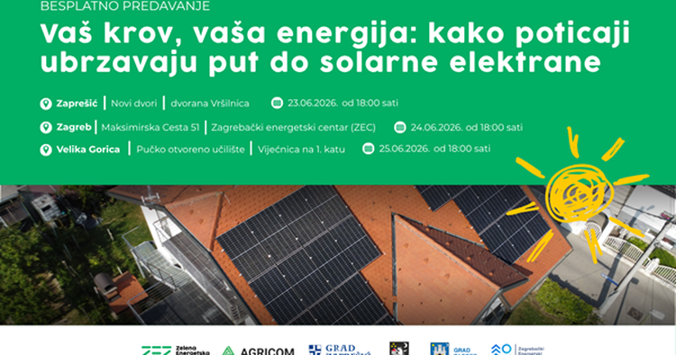 Solarni dnevni boravak i besplatna predavanja o ugradnji vlastite elektrane u Velikoj Gorici! Stiže nam Zelena energetska zadruga