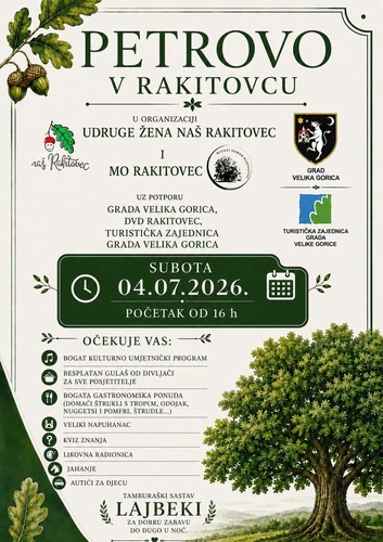“Petrovo v Rakitovcu” donosi dva dana zabave, kulture i tradicije za cijelu obitelj