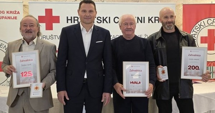 Zagrebačka županija zahvalila svojim darivateljima krvi: Rekorder darovao krv čak 246 puta, a Velikogoričanin 125 puta
