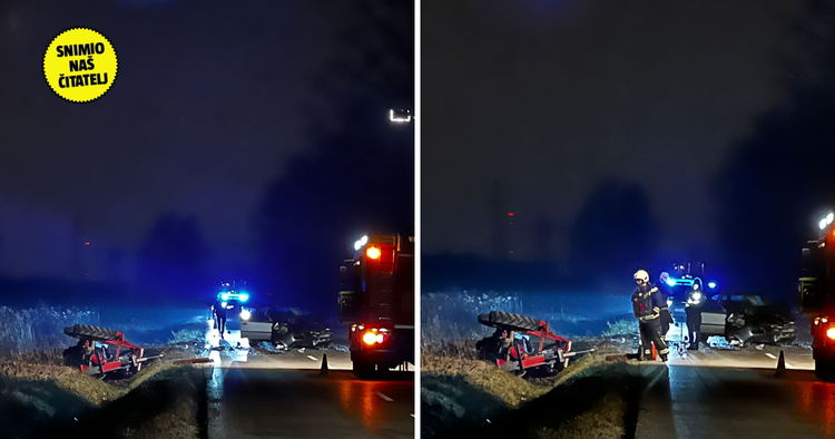 FOTO Užas kraj Velike Gorice: Sudarili se traktor i automobil, jedan čovjek završio u bolnici