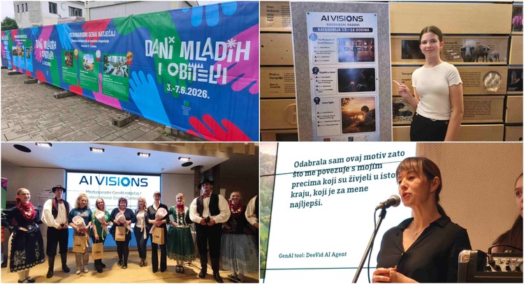 FOTO Izložbom dječjih radova stvorenih uz AI otvoreni Dani mladih i obitelji i 13. izdanje VG Festa